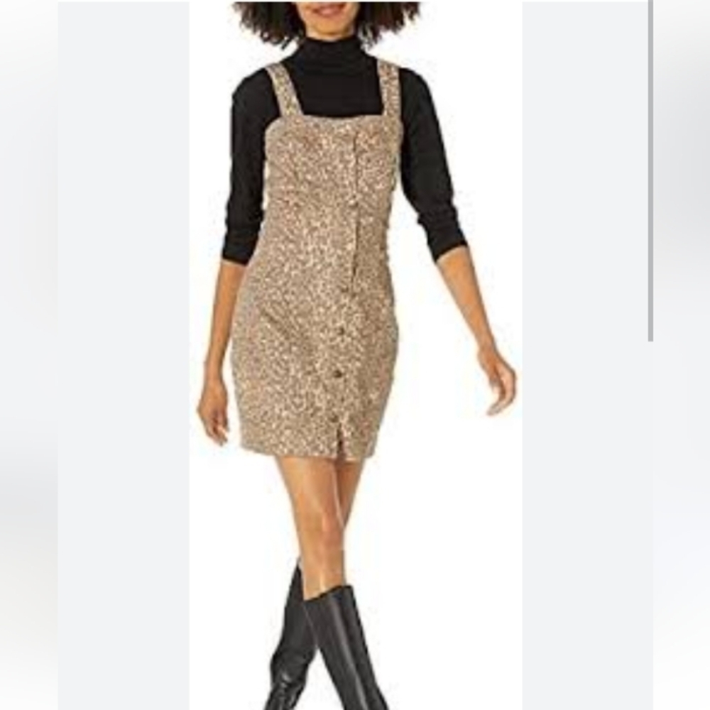 Jessica Simpson Taye button front aminal print mini dress